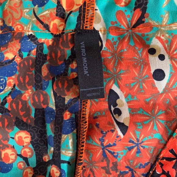 VERO MODA Kimono Sleeve Forest 3/4 Mini Dress - Picture 4 of 7